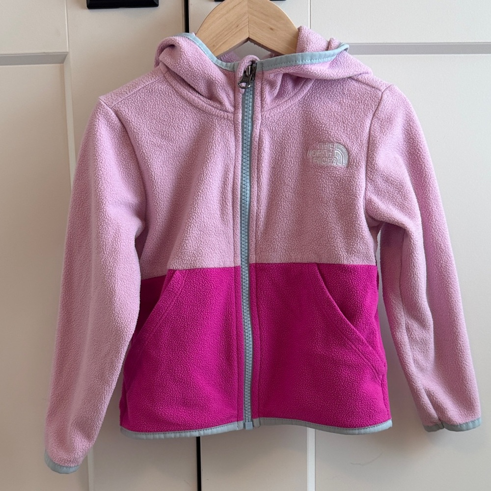 The North Face Two-Tone Pink Fleece Hoodie